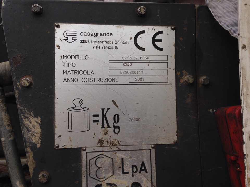 Casagrande B 250 буровая установка