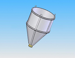 Воронка загрузочная V=0,7м3 для ВПТ d219мм